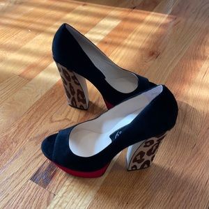 Boutique 9, Multi color heel, Size 8.5